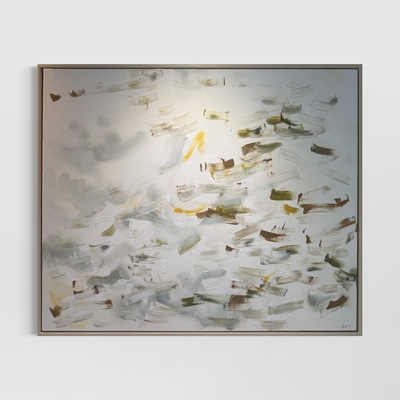 Spring Time Shadows - Sage and Autumnal palette by Box Art Interiors