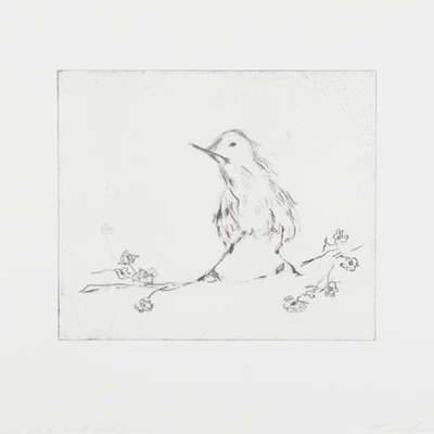 Self Portrait as a Small Bird, 2002 by Tracey Emin